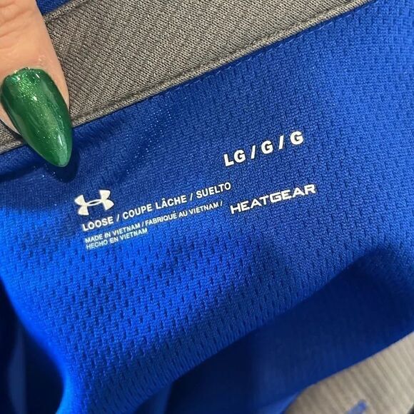 Under Armour Royal Blue/Graphite Polo, L! - Picture 4 of 4